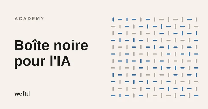 Un motif tissé sur le fond papier de Weftd, intitulé Academy.